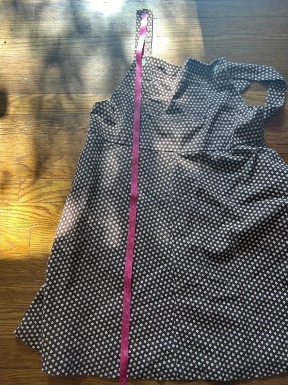 Handmade Daisy jumper dress size L - Picture 6 of 7